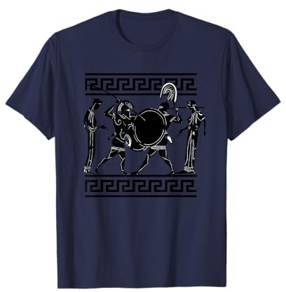 Guerriers combattant des amphores de la Grèce antique T-Shirt