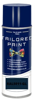 RAL 5011 Steel Blue MATT Aerosol Paint Can Direct MATT Paint For Wood, Metal, Plastic, PVC, UPVC, Fascia Boards - Indoor & Outdoor
