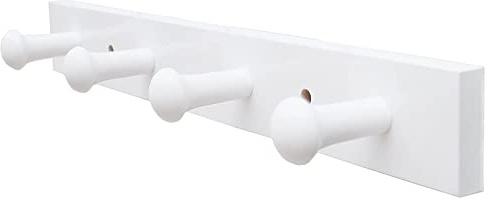 Coat Rack Wooden Peg Rack for Kid's Room Wall Mounted Coat Hooks Coat Rack Hangers for Coats, Jackets,Hoodies,Bath Towels & Robes - Wall Coat Hooks for Kids Boys Girls Nursery Room Bedroom Bathroom