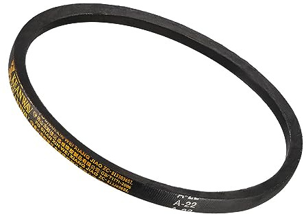 Kozelo A-22 Drive V-Belt - [22-inch Inside Circumference ] A-Section Rubber Drive Belt Wrapped for Transmission Use