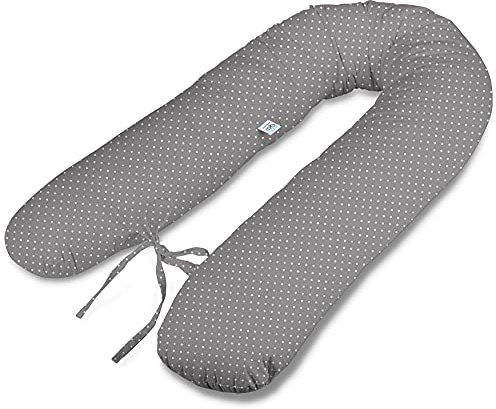 ekm trade Typ V 180cm XL Stillkissen Schwangerschaftskissen Lagerungskissen Seitenschläferkissen Handmade 100% Zertifizierte Baumwolle Geräuschlos (13)