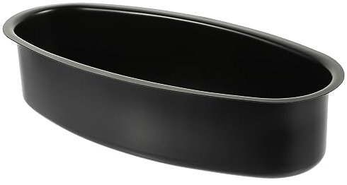 ifundom Oval Carbon Steel Cheese Cake Mold Non-Stick Baking Pan Detachable Multi-Function Oven Bakeware for Household and Microwave Use
