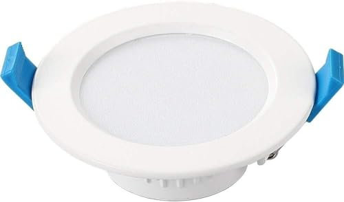 ZFBBD Moderne Deckeneinbauleuchte, weiß, rund, LED, 5 W, energiesparend, Deckeneinbau-Downlights, LED-Deckeneinbauleuchte