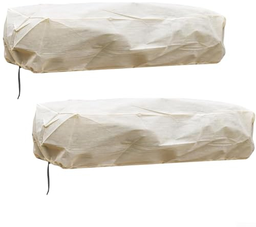 Zoegneer Protégez vos plantes du gel, du vent et de la pluie avec cette housse rectangulaire pour jardinière (100 x 40 x 45 cm)