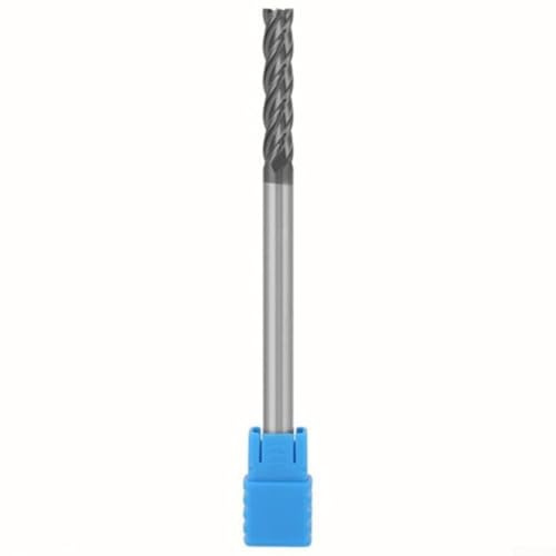 Zoegneer 6MM HRC50 4 Bords Tige Ultra-Longue 150MM Fraise en Bout de carbure Fraise CNC (6 * 6D*150)