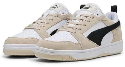 Puma Sneaker Basse Unisex Rebound V6, Alpine Snow Puma Black Puma White, 37 EU