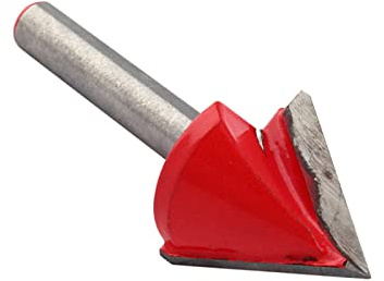 ZJchao Bit Router CNC, Taglierina per Bit Scanalatura 6x22mm 60 Gradi Router CNC V Grooving Cutter Strumento di Lavorazione del Legno 6 Mm Groove per Macinato per