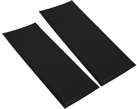 Holibanna 2pcs Self-Adhesive Anti-Collision Wall Padding Panels Upholstered Bedside Wall Pad for Bedroom Cushioned Headboard Protection Stickers for Nursery Safety