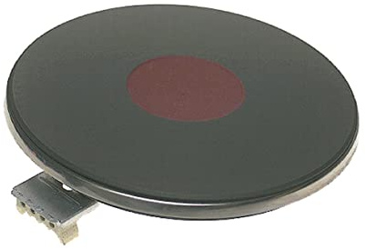 Kochmulden Massekochplatte Herd Kochfeld Siebentakt- und Blitzkochplatten 220er Durchmesser 2600 Watt 400 Volt Edelstahl-Überfallrand Höhe 8mm 4 Schraub Anschlüsse Original EGO 12.22463.019 Universell