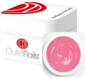 Gel UV 3 en 1 UV/LED Monophase Rose 50ml = Base + Construction + Finition / Gel Monophase (3 en 1) - Outlet Nails