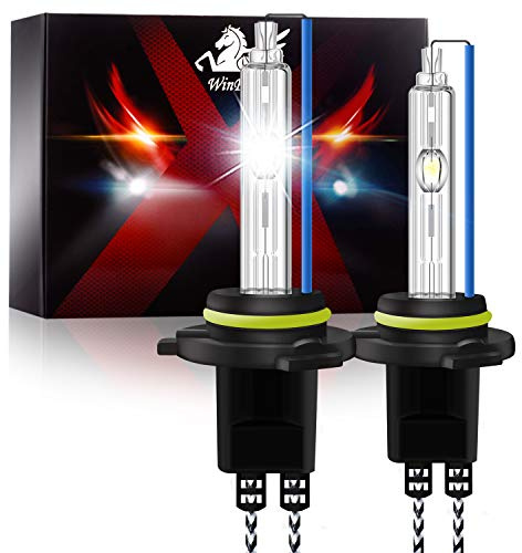 WinPower Hir2 / 9012 Lampadine allo xeno 55W HID Lampadina per auto Faro di ricambio Lampadina 8000K Blu ghiaccio, 2 Pezzi