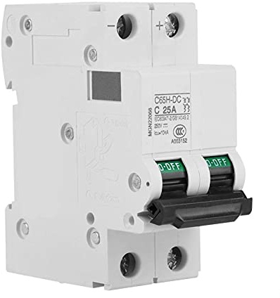2P 25A DC Niederspannung Leitungsschutzschalter MCB Miniatur-Leistungsschalter 2 Polig Vakuum Leistungsschalter 250V | Solaranlagen, Wind-Hybridsysteme, Überstromschutz, Kurzschlussschutz, DIN-Schiene, CE-zertifiziert
