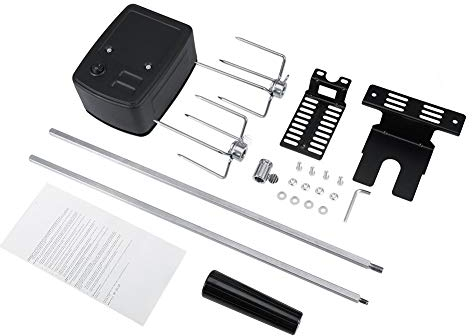 Samfox Universal Complete Rotisserie Kit with Electric Motor for Grills