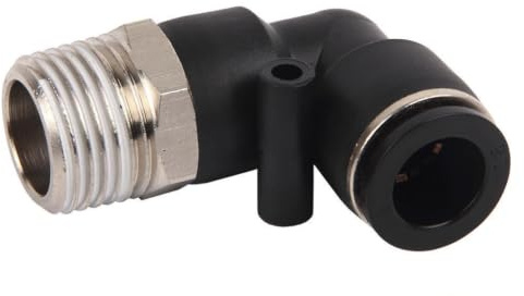 RACOR ROSCADO CODO PLASTICO T-12, R-3/8