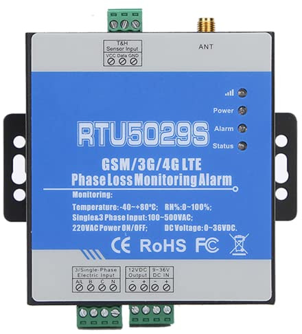 Monitoraggio dell'alimentazione GSM controller allarme trifase monitoraggio guasti circuito wireless allarme stato cortocircuito magazzino domestico(Regolamento Europeo (100-240V))