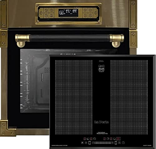 Kaiser Set EH 6726 AD + KCT 67 FI La Perle, Four encastrable rétro 80L, Set four électrique + plaque de cuisson à induction 60 cm