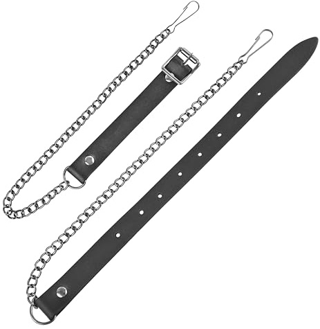 Kilt Emporium Sporran Belt Leather Chain Scottish Kilt Accessory, Antique, 26 - 46