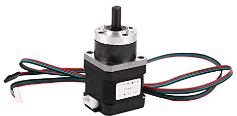 Giilayky 4 Nieten Nema17 Schrittmotor 42 Extruder-Motor, Schrittmotor, Übersetzung 5.18: 1 x Nema 17 17HS4401