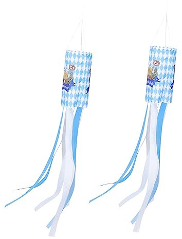 BESPORTBLE 6stücke Bierfest Windsack Fahne Hängende Dekoration Für Garten Und Outdoor-Party Wetterfest Langlebig Farbecht Für Vielfältige Anlässe Für Oktoberfest Und Feierlichkeiten