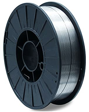 Temhyu Schweißdraht MIG MIG MIG Cored Draht, keine Gasschweißmaschine Zubehör MIG Draht, 0,8 mm 5 kg Schweißdrahtrolle,