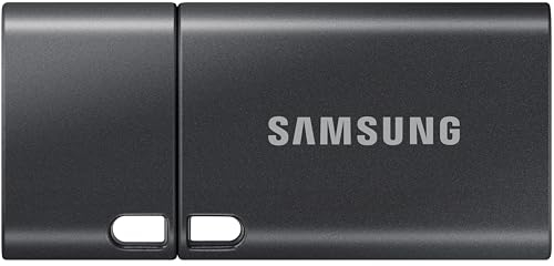 Samsung USB-Stick, USB-C, 512 GB, 400 MB/s Lesen, 110 MB/s Schreiben, USB 3.2 Gen1 Flash Drive für Notebooks, Tablets und Smartphones, Titan Gray, MUF-512DA4/APC