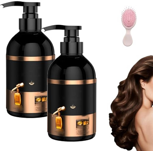 White Hacker Anti-Hair Loss Shampoo, White Hacker Shampoo,Bai Hei Ke Shampoo gegen Haarausfall, Haarwuchsmittel mit japanischem Ginseng für dickeres Haar, Mehrzweck-Shampoo (600ML)