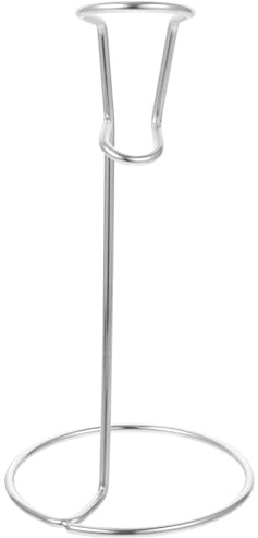 Amosfun Supporto Porta Sbattitore per Uova in Acciaio Inossidabile, Base Stabile e Resistente, Portauova e Portaoggetti da Cucina per Famiglie e Ristoranti, Dimensioni Compatte e Facile da Pulire