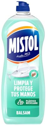 Bálsamo Detergente concentrado para lavar platos a mano con aloe vera 650 ml (paquete de 4)