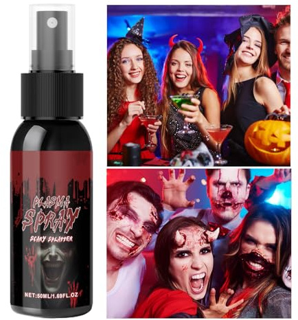 Waschbares Kunstblut | Tropfendes Blut - 50ml Farbe Theaterschminke Für Kostüme Kleidung Vampir Cosplay Kinder Erwachsene Zombie Augen Verkleidung