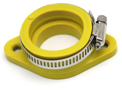 Accessori Adattatore for carburatore for motocicletta, manicotto collettore da 28 a 30 mm, compatibile con collettore di aspirazione carburatore PWK PE TM(21-30mm yellow)