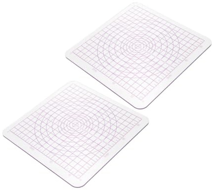 UKCOCO Set 2 Tavole per Argilla Acrilica Trasparente con Angoli Arrotondati, Strumenti per Modellare e Pressare Argilla, per Scuole e attività Creative di Ceramica e Artigianato