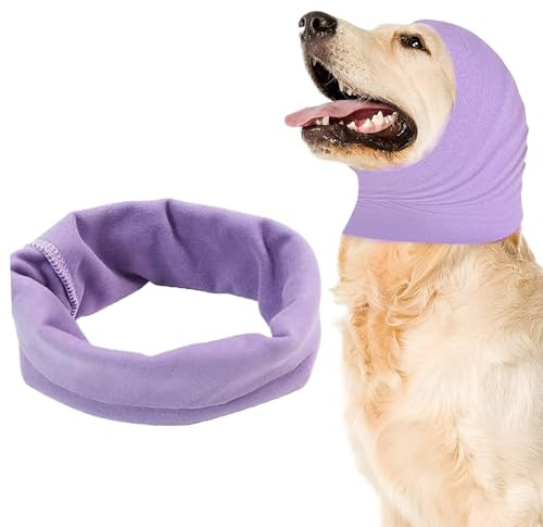 Snood Ohrenwärmer für Hunde, Kapuze, beruhigend, Halswärmer, wasserdicht, schnelltrocknend, winddicht, für kleine, mittelgroße und große Rassen, Bad, Haarschnitt, Dusche, Spaziergänge im Freien