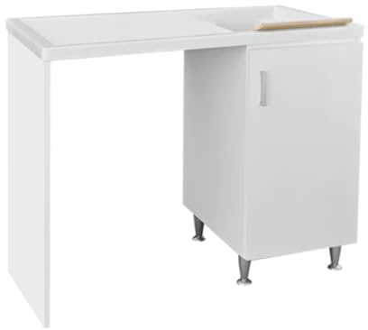MOBILE IN LEGNO CON LAVATOIO e COPRILAVATRICE IDEX 60 x 108 x H 90 cm Destro