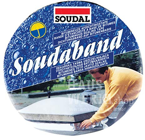 Soudal Fugendichtband Soudaband Alu-Bitumen 10 cm 6 Stk