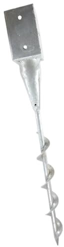 Gartenwelt Riegelsberger Manicotto di Inserimento da 91 mm zincato a Caldo, Ancoraggio di Inserimento per montanti 90 x 90 mm