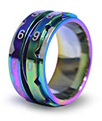 KnitPro K10434 Regenbogen-Ring, Rostfreier Stahl, Rainbow, 19,8mm