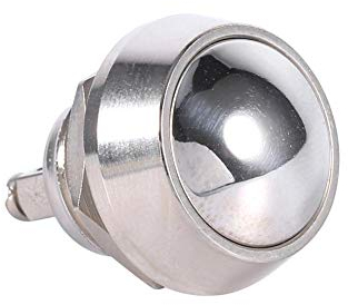 Interruttore a levetta 12 mm, pulsante in metallo impermeabile superiore a cupola momentanea adatto per interruttore 250v