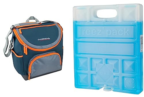Campingaz Glacière Souple Messenger Tropic 20 L, Sac Repas Isotherme Léger & Elément de Refroidissement - Freezpack M20-770 Grammes - 20x17x3 cm