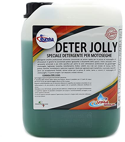 Detergente per motosega ed attrezzature concentrato, sgrassante per resina e incrostazioni - 5 chili - DETER JOLLY