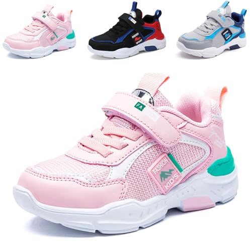 Kinder Turnschuhe Mädchen Jungen Sportschuhe Leicht Atmungsaktiv Laufschuhe Outdoor Fitnessschuhe Sneaker Schuhe Hallenschuhe Running Walking Shoes Unisex-Kinder Unisex-Kinder