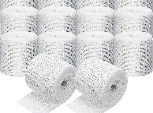 WANGZAIZAI Gipsbindemedel för babymage, set om 10 – gipsbindeser, babymage, gravid, present, gipsbinde, avtryck, gipsbinde, baby, mage, pyssel, modellbygge, snabbtorkande (5 cm x 3 m)