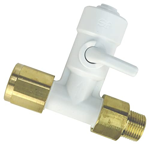 TWaLa Küche Sanitär Anschlussschlauch Verbindungsschlauch Verlängerung 3/8 Überwurfmutter x 3/8 Überwurfmutter kurz (John Guest)