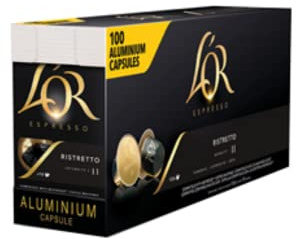 Café L'Or espresso Ristretto intensité 11-100 capsules