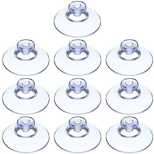 10 Pezzi Ventose Ø 2cm,Ventose piccole,Ventose Trasparenti,Ventosa per vetro,Ventosa Trasparente,Ventose per parasole auto,per Bagno,Cucina,Ufficio,Specchio,Vetro,Finestra Dell'Auto