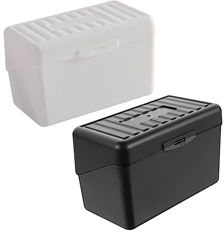 Ciieeo 2stücke Visitenkarten Aufbewahrungsbox Multifunktionale Kartenbox Für Büro Und Zuhause Für Ordentliche Kartenorganisation Und Einfachen Zugriff