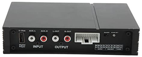 Amplificador DSP para Coche, de Audio Universal con Control de Aplicación HD de 4 Canales