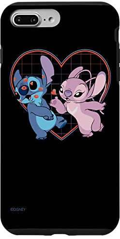 Disney Lilo and Stitch Angel Heart Kisses Case for iPhone 7 Plus/8 Plus