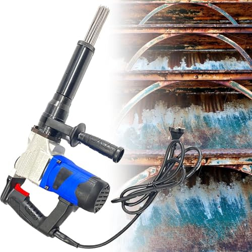 Marteau à aiguilles Pistolet de dérouillage à aiguille électrique Détartreur à aiguille portatif Machine de nettoyage pour l'élimination de la rouille Nettoyeur de scories de soudage, Détart