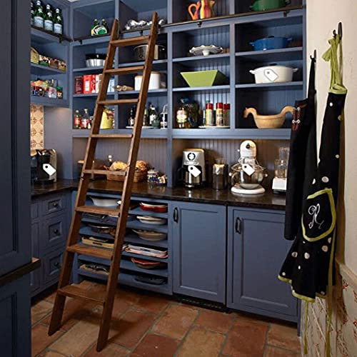 CuNtoHHH Rollleiter-Hardware-Bibliothek, 3,3 bis 20 Fuß, einziehbares Schiebeleiter-Hardware-Kit, runde Schiene/Schiene, runde Rohr-Mobilleiterschienen für Zuhause/drinnen/auf dem Dachboden, mit Bode