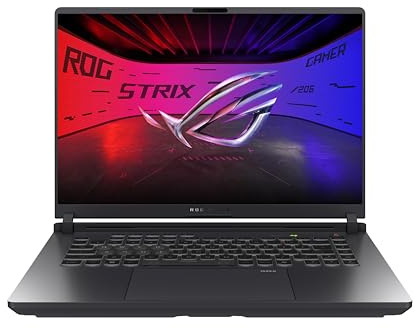 ASUS ROG STRIX-G16-G615LR-S5094W 16 Pouces 2.5K 240Hz PC Portable (Intel Core Ultra 9 Processeur 275HX 5.4 GHz, 32GB DDR5, 1TB SSD, NVIDIA GeForce RTX 5070 Ti) Windows 11 Home - Clavier AZERTY RGB